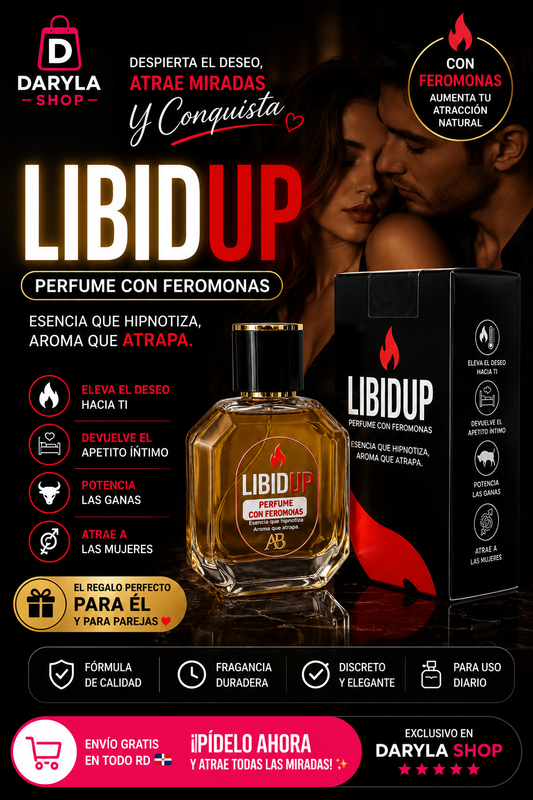 PERFUME CON FEROMONAS LIBIDUP (HOMBRE)