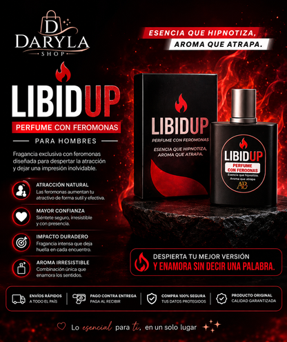 PERFUME CON FEROMONAS LIBIDUP (HOMBRE)